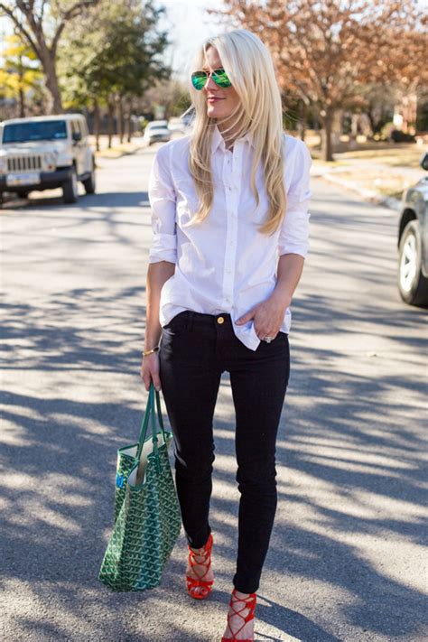 white dress shirt outfit